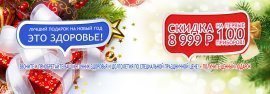 Новогодние скидки на ионизатор воды AKVALIFE!!!
